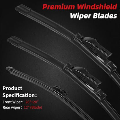 Premium Windshield Wiper Blades Replacement for BMW X3 2018