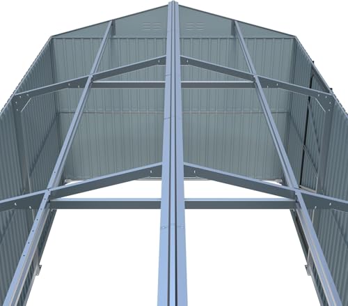 20x13ft Heavy Duty Outdoor Garage Metal Shed