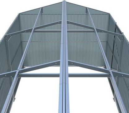 20x13ft Heavy Duty Outdoor Garage Metal Shed
