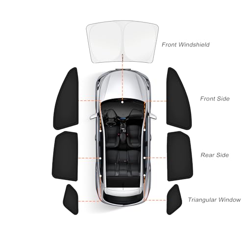 Car Window Shades for BMW X3 2025 (7 Count)