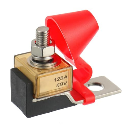 MRBF Terminal Fuse Block 125 AMP Marine Rated Battery Fuse 58V DC Max IP66 Waterproof Fuse Holder 125A