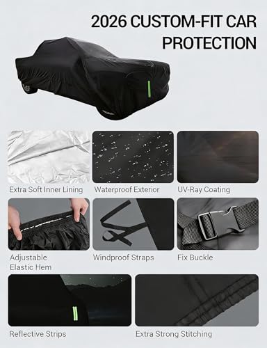 2026 Upgrade Car Cover for 2021