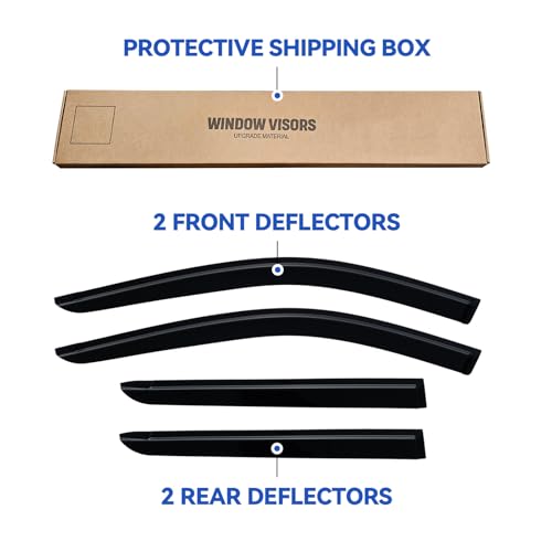 Window Visors Rain Guards for 2022 2023 2024 2025 2026 Nissan Pathfinder