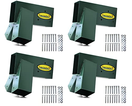 Easy 1-2-3 A-Frame Swing Set Brackets Pack of 4 Brackets (4 Count)
