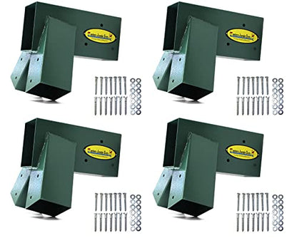 Easy 1-2-3 A-Frame Swing Set Brackets Pack of 4 Brackets (4 Count)