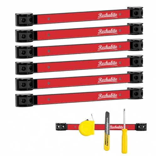6 Pieces 12" Magnetic Tool Holder Strip (6 Count)