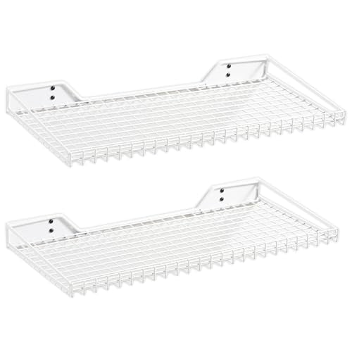 Garage Wall Shelves 23.6"x11.8" Wall Mount Metal Shelves 2 Pack (2 Count)