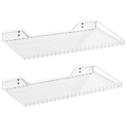 Garage Wall Shelves 23.6"x11.8" Wall Mount Metal Shelves 2 Pack (2 Count)
