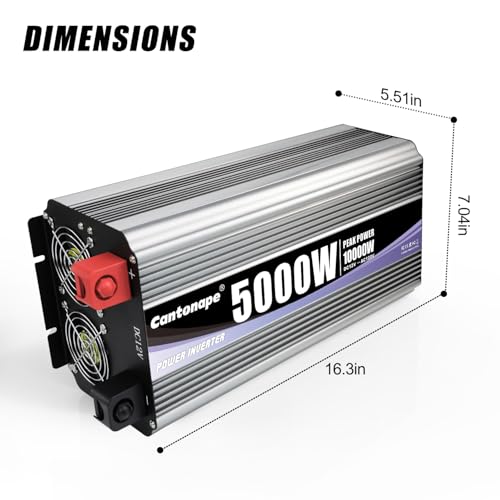 5000W Power Inverter 12V to 110V