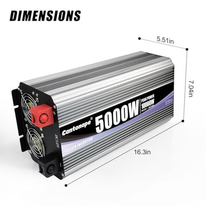 5000W Power Inverter 12V to 110V