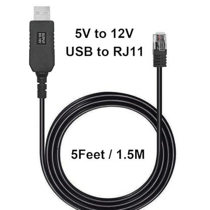 USB to RJ11 Radar Detector Cable 5Ft (5 Foot)