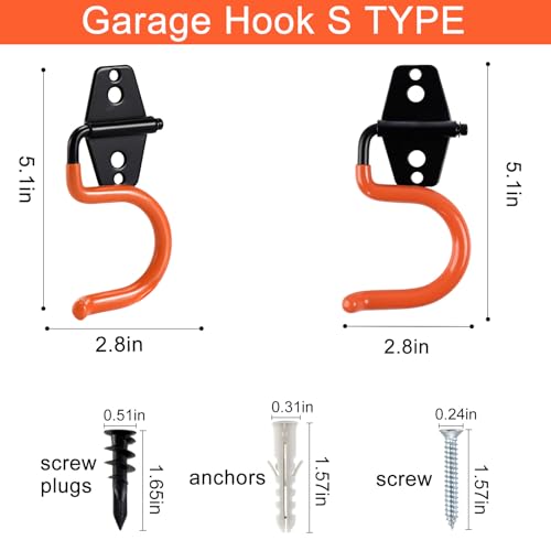 Garage Hooks Heavy Duty (10 Count)