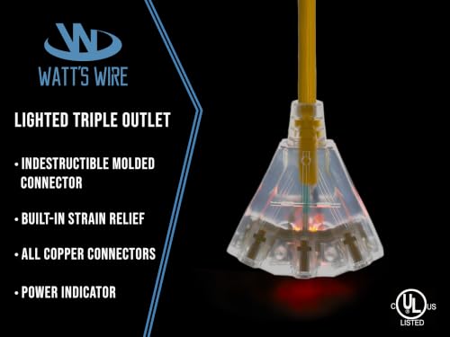 10 ft Outdoor Extension Cord (10 Foot)