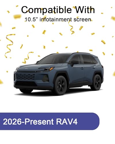 2 Pack Screen Protector for RAV4 2026 Accessories 10.5 inch (2 Count)