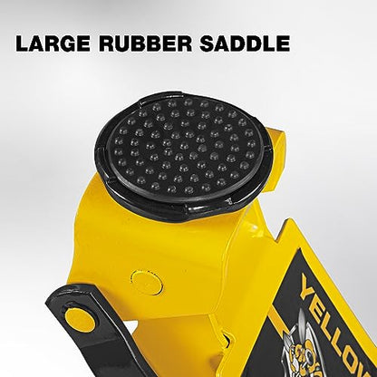 Low Profile Floor Jack with Dual Pumps Quickly Lift Hydraulic Car Jack with Pad
