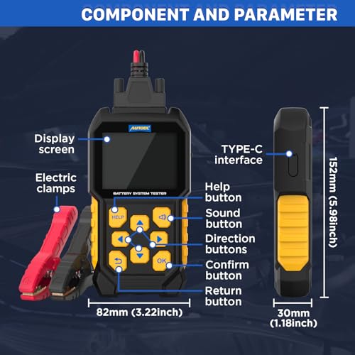 Car Battery Tester 12V 24V 30