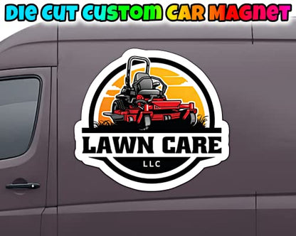 Custom Car Magnet Sign Personalized Business Logo for Cars Trucks Vans