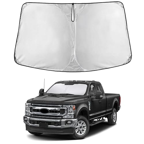 Windshield Sunshade Compatible for Ford Super Duty 2017