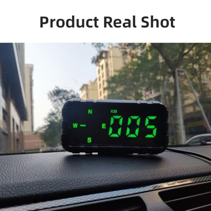 Heads Up Display for Car Digital GPS Speedometer MPH kit Automotive Compass for Dashboard HUD Fatigued Driving Alert Speeding Alarm for Trucks Golf cart All Vehicles