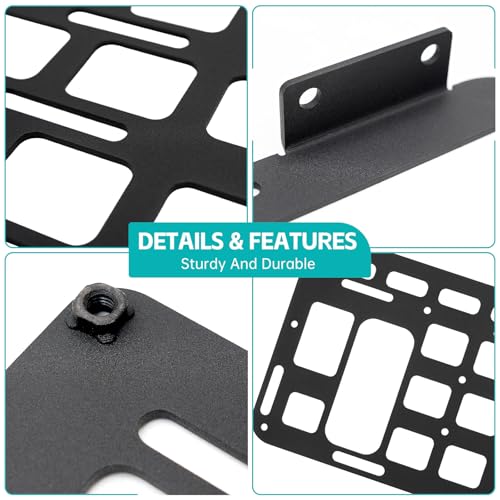 Side Truck Bed Molle Panel Rack System Compatible with 2015