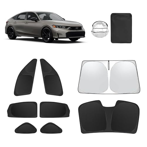 8pcs Car Window Shades for 11th Gen Honda Civic (8 Count)