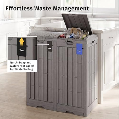 76 Gallon Outdoor Trash Can