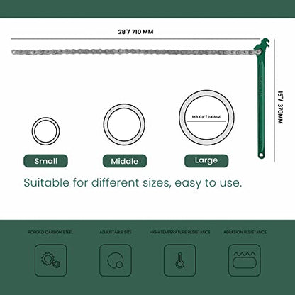15 Inch Heavy Duty Chain Wrench for Semi Truck
