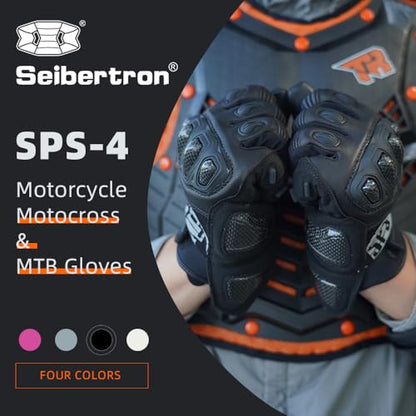 SPS 4 Winter Unisex Touchscreen Road Racing Motorcycle MTB Sports Gloves Also fit BMX MX ATV Mountain Bike Bicycle Cycling Off
