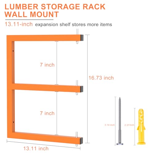 6 PACK Lumber Rack Wall (6 Count)