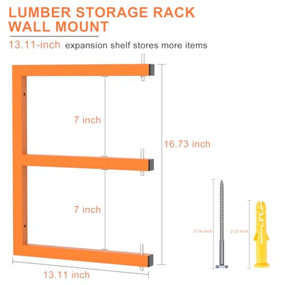 4 PACK Lumber Rack Wall (4 Count)