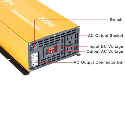 2500W Pure Sine Wave Inverter