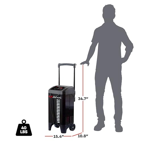 Wheeled 6A Car Battery Charger & Maintainer