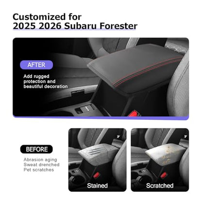 2025 Forester Center Console Cover Compatible with 2025 Forester Accessories Armrest Cover Armrest Console Cover Not for 2026+Touring