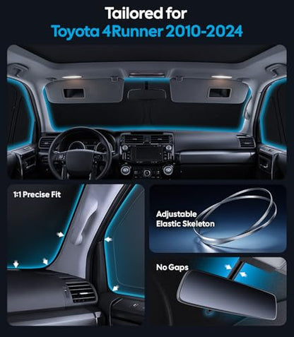 2026 8PC Full Set Window Sunshade for Toyota 4Runner 2010 (8 Count)