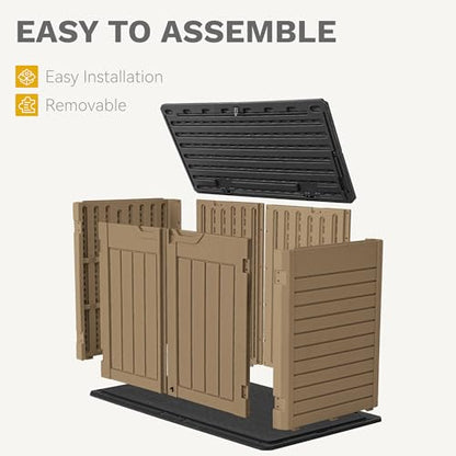 35 Cuft Outdoor Horizontal Storage