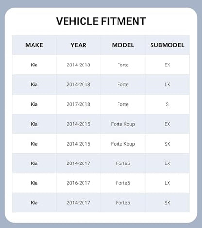Windshield Sunshade for Kia Forte