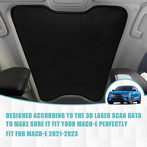 Foldable Roof Sunshade Compatible with Mustang Mach