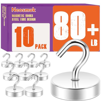Magnetic Hooks Steel Tube Design for Cruise (10 Count)