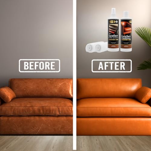 Leather Conditioner & Microfiber Cloth (12 Fl Oz)