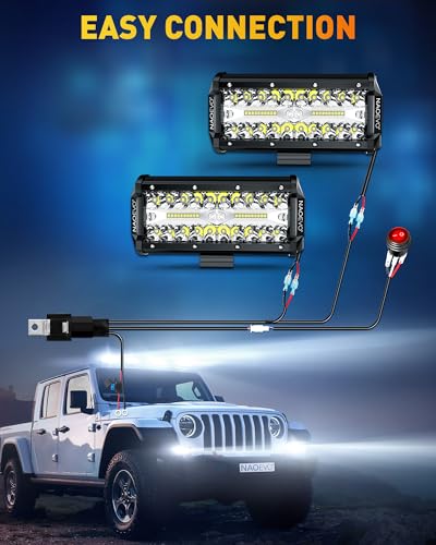 7 Inch LED Light Bar (2 Count)