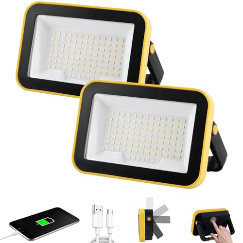 2 Pack USB Rechargeable LED Work Lights