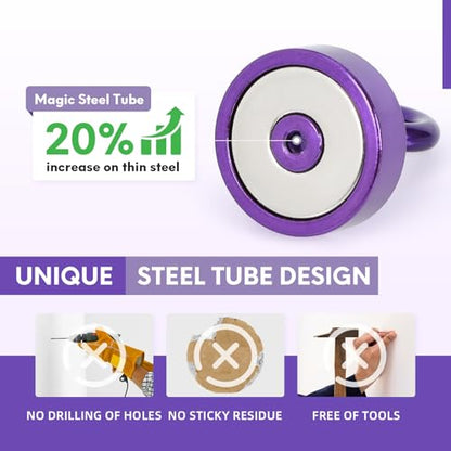 Magnetic Hooks Steel Tube Design for Cruise (10 Count)