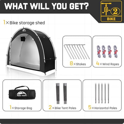 Bike Storage Shed Tent