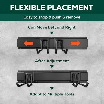 Garage Garden Tool Organizer Wall Mount