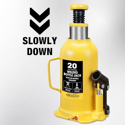 20 Ton Bottle Jack All Welded Hydraulic Jack with 2