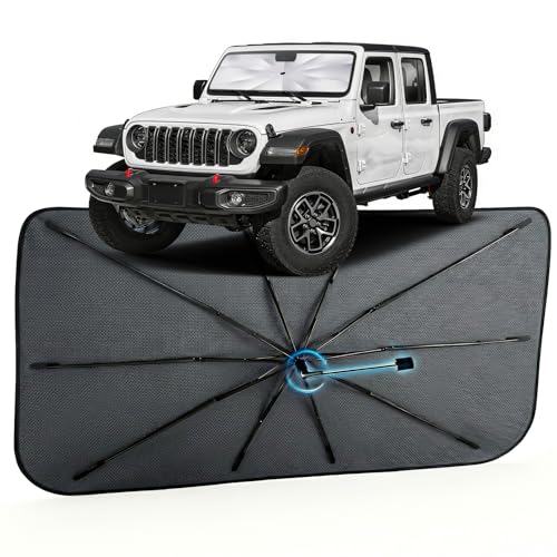 Car Windshield Sun Shade Umbrella for Jeep Gladiator 2020