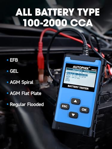BAS100 12V 24V Car Battery Tester