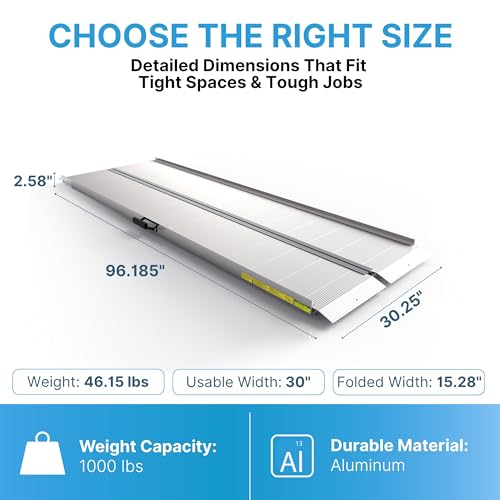 Traverse Aluminum Singlefold Folding Ramp