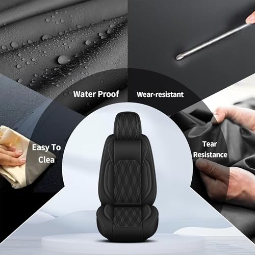 Front Waterproof Leather Seat Covers for Lexus ES 300H
