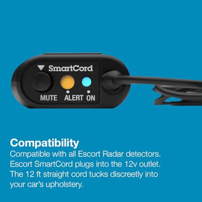 Radar Detector SmartCord Straight Wire